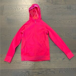 Diadora designer girls pink warm hoodie sz 10/12 NWT ret $90USD